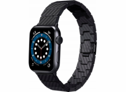 Pásek z uhlíkových vláken Pitaka, černý - AW Ultra 2/1 (49 mm) 9/8/7 (45 mm)/6/SE/5/4 (44 mm)/3/2/1 (42 mm)