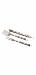 Joseph Joseph GrillOut 3-Piece  SST BBQ Turner, Tongs &amp; Fork Set
