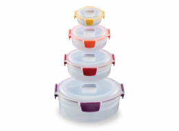 Joseph Joseph Nest Lock 4-tlg. Frischhaltedosen-Set Rund Mehrfa