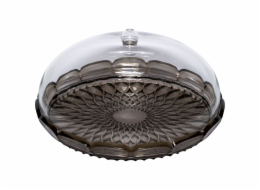 Guzzini VANITY Small Cake Stand with Dome Smoke Guzzini VANITY Small Cake Stand with Dome Smoke