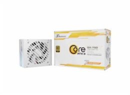 SEASONIC zdroj Core GX 750W White, 120mm, Plně modulární, 80+ Gold, ATX 3.1