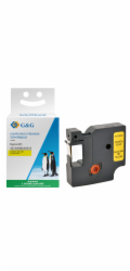 G&G Schriftband 12mm x 7m sw-gb Komp. m. Dymo D1/ 45018/ S072058