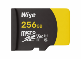 Wise microSDXC UHS-II V60  256GB R:290MBs / W:150MBs  WI-MSD-S256