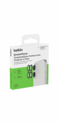 1x2 Belkin Kameralinsenschutz TempGlass iPhone 16/16 Plus