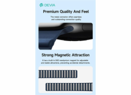 Deví řemínek Deluxe Magnetic Fiber Watch Band 44/45/46mm - Sea Blue
