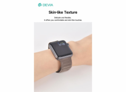 Deví řemínek Deluxe Magnetic Fiber Watch Band 44/45/46mm - Taupe
