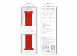 Deví řemínek Deluxe Series Sport3 Silicone Magnet Band 40/41/42mm - Red