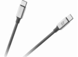 Kabel REBEL RB-6012-100-B USB-C 3.0/USB-C 1m Black