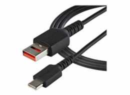 StarTech.com 3ft (1m) Secure Charging Cable, USB-A to USB-C Data Blocker Charge-Only Cable, No-Data Power-Only Charger Cable for Phone/Tablet, Data Blocking USB Protector Adapter Cable - 5V at 2.4A (1