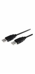 StarTech 2m USB 2.0 A to A Cable - M/M - 2m USB 2.0 aa Cable - USB a male to a male Cable (USB2AA2M) - Kabel USB - USB (M) do USB (M) - USB 2.0 - 2 m - černá - pro P/N: SV231HDMIUA