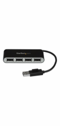 Startech 4 Port USB 2.0 Hub - USB Bus Powered - Portable Multi Port USB 2.0 Splitter and Expander Hub - Small Travel USB Hub (ST4200MINI2) - Rozbočovač - 4 x USB 2.0 - desktop