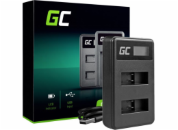 Green Cell Nabíječka baterií AHBBP-501 pro GoPro AHDBT-501, Hero 5 Hero 6 Hero 7 HD Černá Bílá Stříbrná Edition (4.35V 2.5W 0.6A)