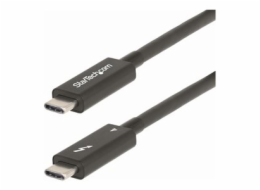StarTech.com 6ft (2m) Active Thunderbolt 4 Cable, 40Gbps, 100W PD, 4K/8K, Intel Certified, Compatible w/Thunderbolt 3/USB 3.2/DisplayPort (A40G2MB-TB4-CABLE) - USB kabel - 24 pin USB-C (M) do 24 pin U