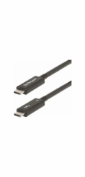 StarTech 6ft (2m) Active Thunderbolt 4 Cable, 40Gbps, 100W PD, 4K/8K, Intel Certified, Compatible w/Thunderbolt 3/USB 3.2/DisplayPort (A40G2MB-TB4-CABLE) - USB kabel - USB-C (M) do USB-C (M) - USB 3.2