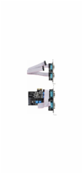 Startech 4-Port Serial PCIe Card, Quad-Port PCI Express to RS232/RS422/RS485 (DB9) Serial Card, Low-Profile Bracket Incl., 16C1050 UART, TAA-Compliant, For Windows/Linux, TAA Compliant - Level-4 ESD P