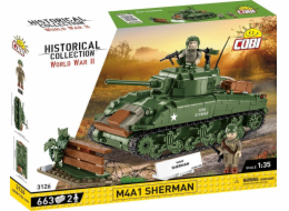 M4A1 Sherman 663 bloků Cobi Klocki M4A1 Sherman 663 bloků Cobi Klocki