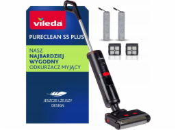 Vileda PureClean S5 Plus, Nass-/Trockensauger (schwarz/silber, Kabellos)