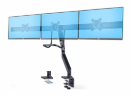 StarTech.com Crossbar Triple Monitor Desk Mount, VESA 75x75/100x100 - Montážní sada - nastavitelné rameno - pro 3 LCD displeje - triple monitor mount - hliník, ocel, plast - černá - velikost obrazovky
