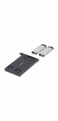 Startech Dual-Bay M.2 NVMe SSD Removable Mobile Rack for PCIe x8 Slot - Adaptér rozhraní - M.2 - M.2 NVMe Card / PCIe (NVMe) - PCIe 4.0 x8 - černá