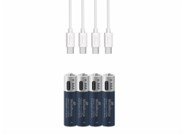 MEDIARANGE Batérie nabíjateľné AAA, USB-C, 4ks