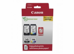 BAZAR - Canon CARTRIDGE PG-545/CL-546 PVP pro PIXMA TR455x, MG2x50, MG255xS, TS205, TS305, TS335x (180 str.) - Poškozený