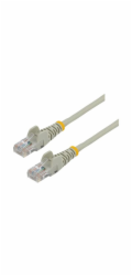 Startech 2m Gray Cat5e / Cat 5 Snagless Patch Cable - Patch kabel - RJ-45 (M) do RJ-45 (M) - 2 m - UTP - CAT 5e - lisovaný, provedení bez hrbolků - šedá