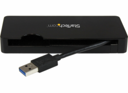 StarTech.com USB 3.0 to HDMI or VGA Adapter Dock - USB 3.0 Mini Docking Station w/ USB, GbE Ports - Portable Universal Laptop Travel Hub (USB3SMDOCKHV) - Dokovací stanice - USB - HDMI - 1GbE - pro P/N