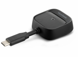 Viewsonic WPD-900  Wireless dongle (Tx + Rx) , USB-C power pass-through, casting: Peer to Peer, AirPlay (iOS), Miracast