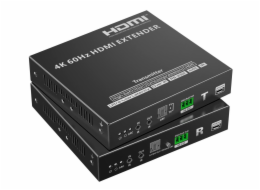 PremiumCord&nbsp;4K@60Hz&nbsp;HDMI&nbsp;profesionální&nbsp;nekompresovaný&nbsp;extender&nbsp;na&nbsp;80m&nbsp;přes&nbsp;10G&nbsp;LAN,&nbsp;over&nbsp;IP