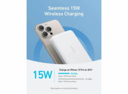 Bezdrátová powerbanka Anker MagGo 10000mAh, 30W bílá