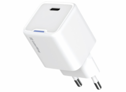 COLORWAY 1x USB-C/ síťová nabíječka/ GaN/ PD/ PPS/ 30W/ Bílá