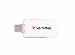 VERBATIM Plectra 256GB USB-C 3.2 Gen 1 bílá
