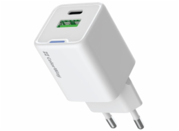 COLORWAY 1x USB-C/ síťová nabíječka/ GaN/ PD/ PPS/ QC/ 35W/ Bílá