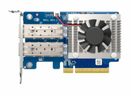 QNAP QXG-10G2SF-NXE - 2x 10GbE SFP+, low-profile, PCIe Gen3 x8