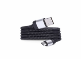 Solight magnetický USB-C kabel, USB 2.0 A konektor - USB-C konektor, 1m