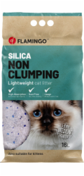 Flamingo Silica Podestýlka pro kočky 16l