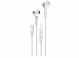 GENIUS headset HS-M366 White/ bílý/ USB-C/ 360° rotační klip