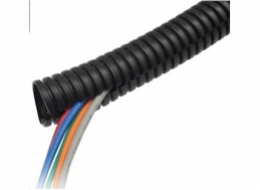 Chránička na kabel (husí krk) 25mm s podélným řezem, balení 100m