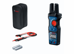 Bosch Powertools Offene Strommesszange GFM 1000-15 (blau/schwarz, 2x Batterien, Tasche)