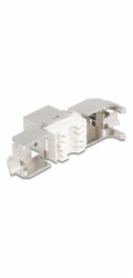 Delock - Modul keystone - RJ-45 (F) do LSA (F) - STP - CAT 8.1 - stríbrná