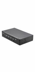 Startech 4 Port HDMI KVM Switch, Single Monitor 4K 60Hz Ultra HD HDR, Desktop HDMI 2.0 KVM Switch with 2 Port USB 3.0 Hub (5Gbps) & 4x USB 2.0 HID Ports, Audio, Hotkey Switching, TAA - KVM with Fast S