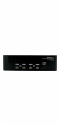Startech 4 Port DVI VGA Dual Monitor KVM Switch USB with Audio and USB 2.0 Hub (SV431DDVDUA) - Přepínač KVM / audio / USB - 4 x KVM / zvuk / USB - 1 místní uživatel - desktop - pro P/N: IM12D1500P, SV