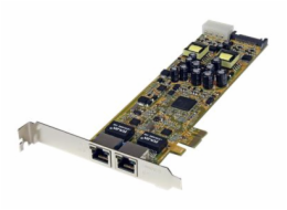StarTech.com Dual Port PCI Express Gigabit Ethernet Network Card Adapter - 2 Port PCIe NIC 10/100/100 Server Adapter with PoE PSE (ST2000PEXPSE) - Síťový adaptér - PCIe - Gigabit Ethernet x 2