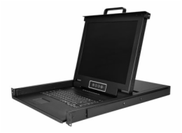 StarTech.com 8 Port Rackmount KVM Console with 6ft Cables, Integrated KVM Switch with 17" LCD Monitor, Fully Featured 1U LCD KVM Drawer- OSD KVM, Durable 50,000 MTBF, USB + VGA Support - 17in. LCD KVM