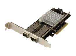 StarTech.com 10G Network Card - 2x 10G Open SFP+ Multimode LC Fiber Connector - Intel 82599 Chip - Gigabit Ethernet Card (PEX20000SFPI) - Síťový adaptér - PCIe 2.0 x8 nízký profil - 10GbE - 10GBase-LR