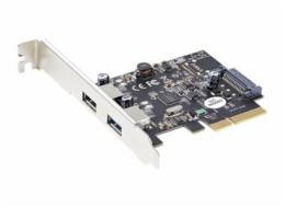 StarTech.com 2-Port USB PCIe Card 10Gbps/port - USB 3.1/3.2 Gen 2 Type-A PCI Express 3.0 x2 Host Controller Expansion Card - Windows/Linux - USB adaptér - PCIe 3.0 x4 nízký profil - USB-C 3.1 Gen 2 x 