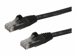 StarTech.com 1.5m CAT6 Ethernet Cable, 10 Gigabit Snagless RJ45 650MHz 100W PoE Patch Cord, CAT 6 10GbE UTP Network Cable w/Strain Relief, Black, Fluke Tested/Wiring is UL Certified/TIA - Category 6 -