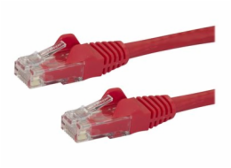 StarTech.com 10m CAT6 Ethernet Cable, 10 Gigabit Snagless RJ45 650MHz 100W PoE Patch Cord, CAT 6 10GbE UTP Network Cable w/Strain Relief, Red, Fluke Tested/Wiring is UL Certified/TIA - Category 6 - 24