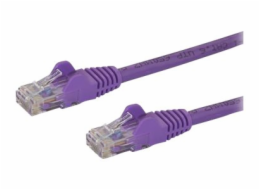 StarTech.com 1m CAT6 Ethernet Cable, 10 Gigabit Snagless RJ45 650MHz 100W PoE Patch Cord, CAT 6 10GbE UTP Network Cable w/Strain Relief, Purple, Fluke Tested/Wiring is UL Certified/TIA - Category 6 - 