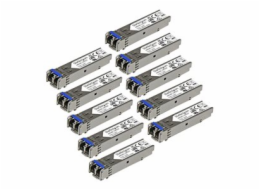 StarTech.com 10 pack HPE J4859C Compatible SFP Module, 1000BASE-LX, 1GbE Single Mode SMF/MMF Optic Transceiver, 1 Gigabit Ethernet, LC Connector 10km, 1310nm DDM, HPE 1400 1700, Mini GBIC - Lifetime W